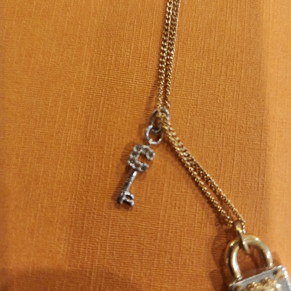 Coach Lock & Key  necklace, earrings & rings - Picture 6 of 7